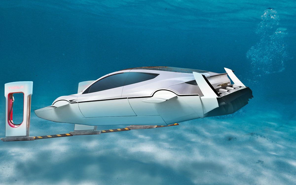 Elon Musk ya tiene el diseño de su Tesla submarino