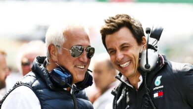 Toto Wolff y Lawrence Stroll