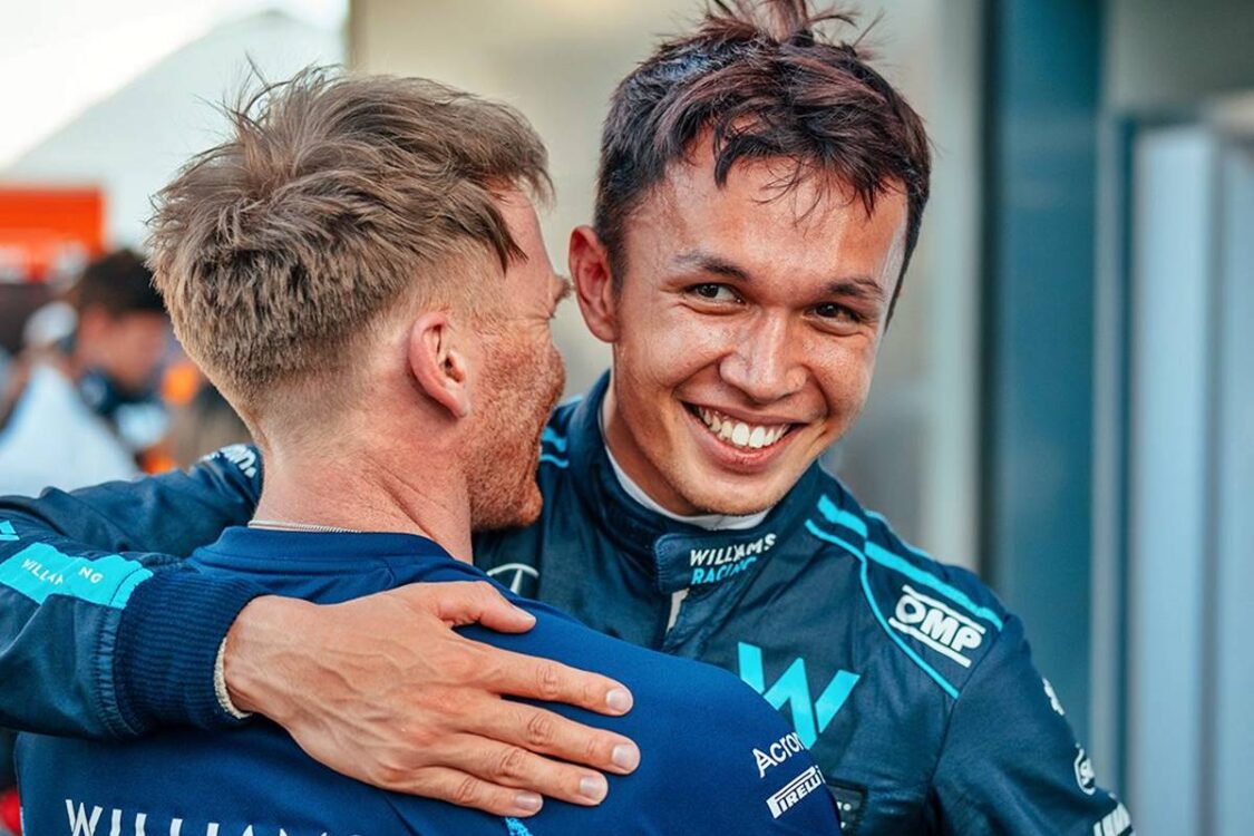 Alex Albon cómo hizo para completar 57 vueltas con el mismo neumático