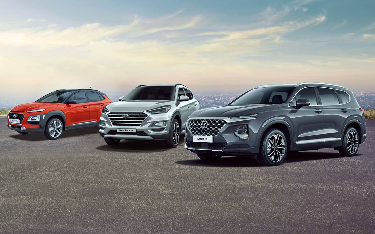 Los Hyundai Kona, Tucson y Santa Fe logran máxima calificación en seguridad de NHTSA