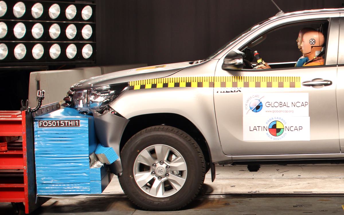 Toyota Hilux y SW4: Máxima calificación en las pruebas Latin NCAP