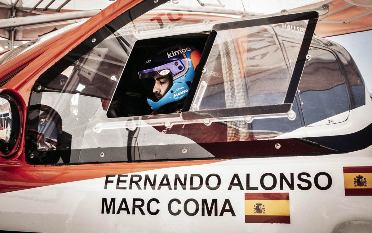 Fernando Alonso debutará oficialmente en el Cross Country