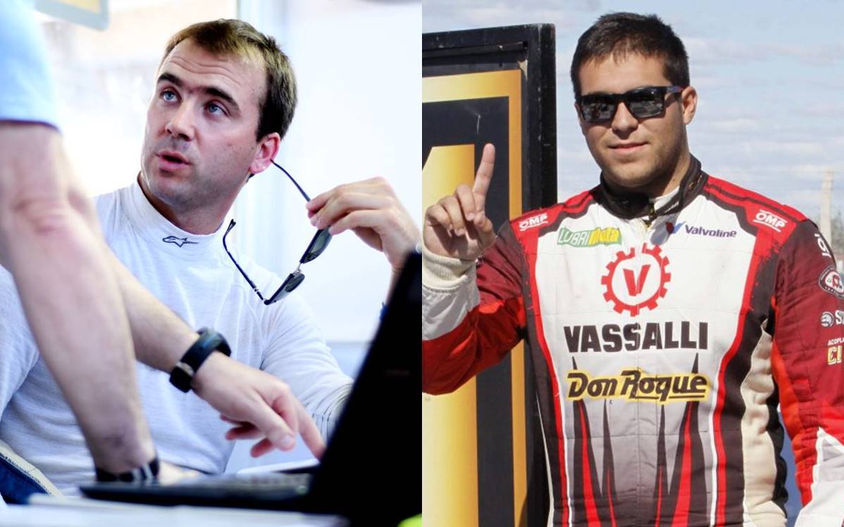 Ricardo Risatti y Valentin Aguirre, los pilotos del Midas Racing Team.