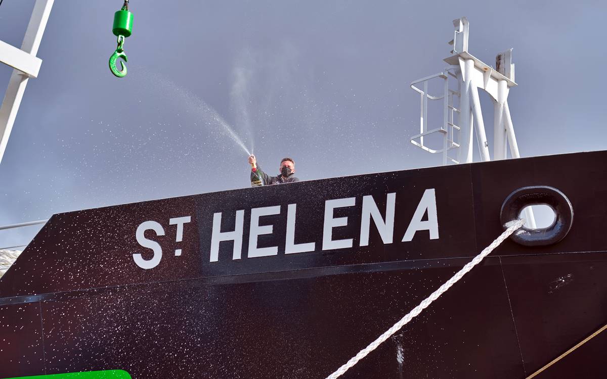 St Helena barco