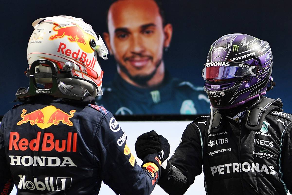 Lewis Hamilton y Max Verstappen