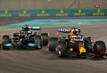 Max Verstappen y Lewis Hamilton 3