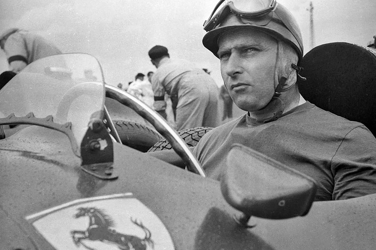 Juan Manuel Fangio Ferrari 1956 