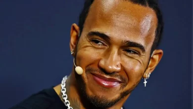 Lewis Hamilton piercing