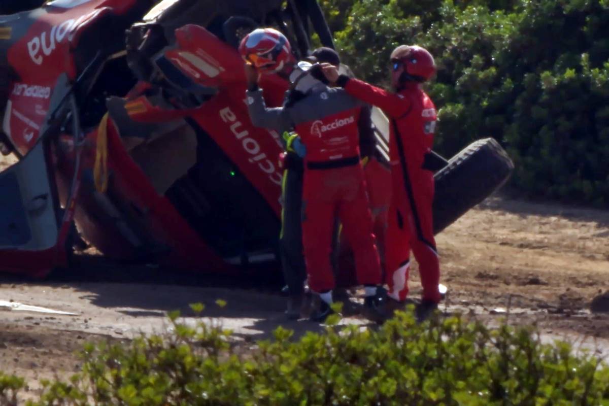 Carlos Sainz accidente Extreme E