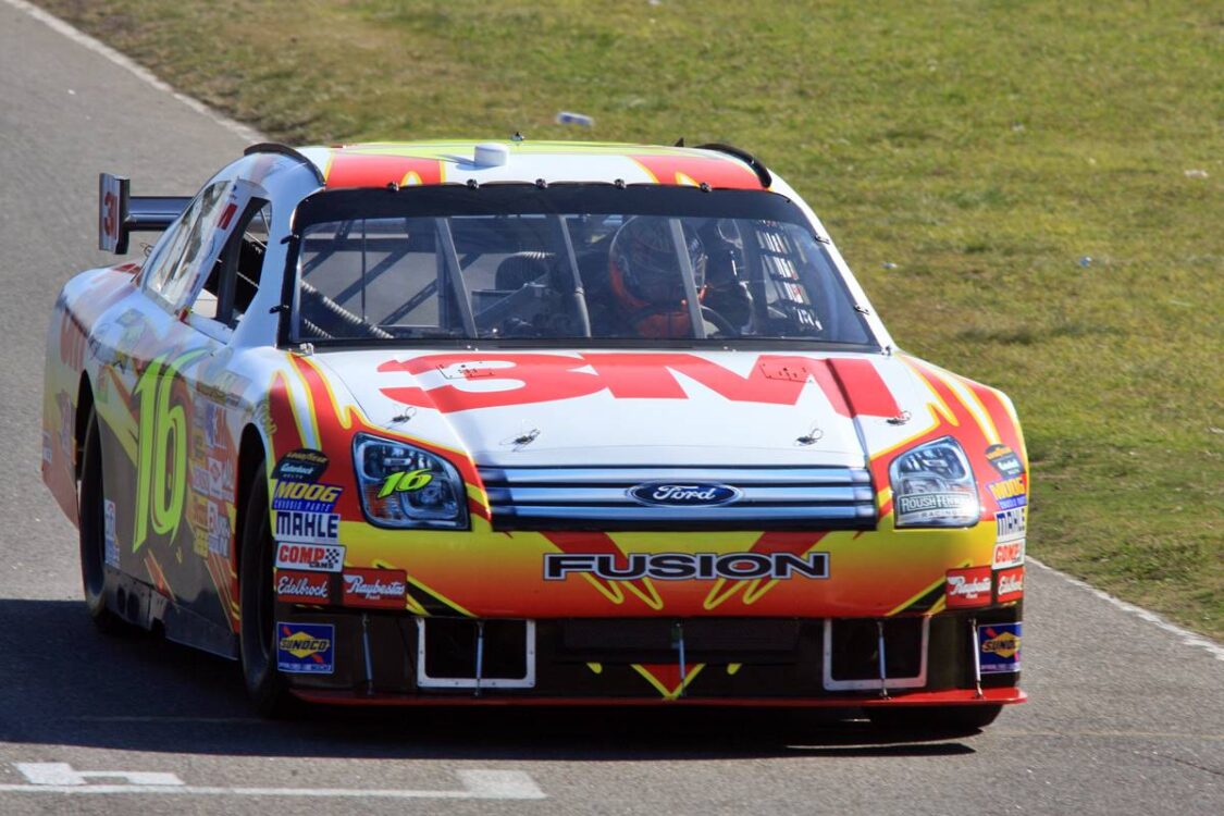 ¡un Auto De Nascar En El Autodromo De Buenos Aires