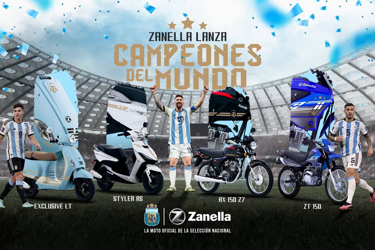 Zanella lanza una edición especial para celebrar el triunfo de la Selección Nacional