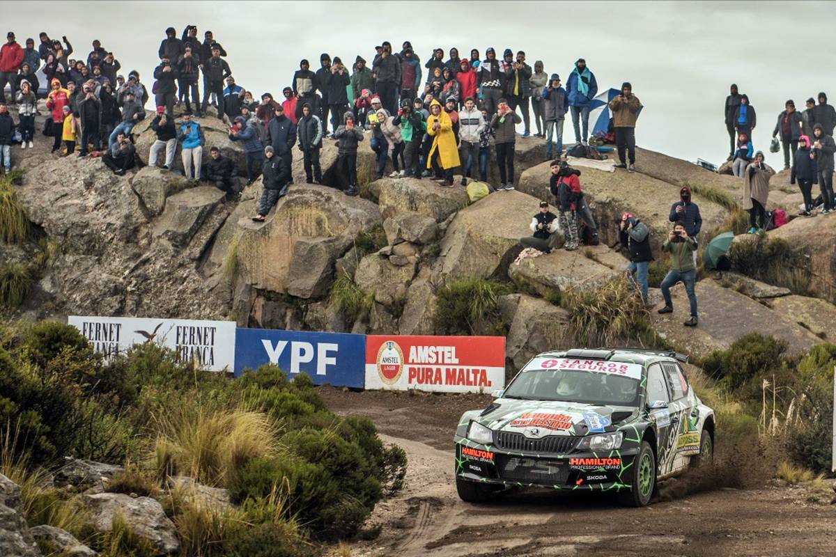 Alejandro Cancio celebró en el Rally de Argentina