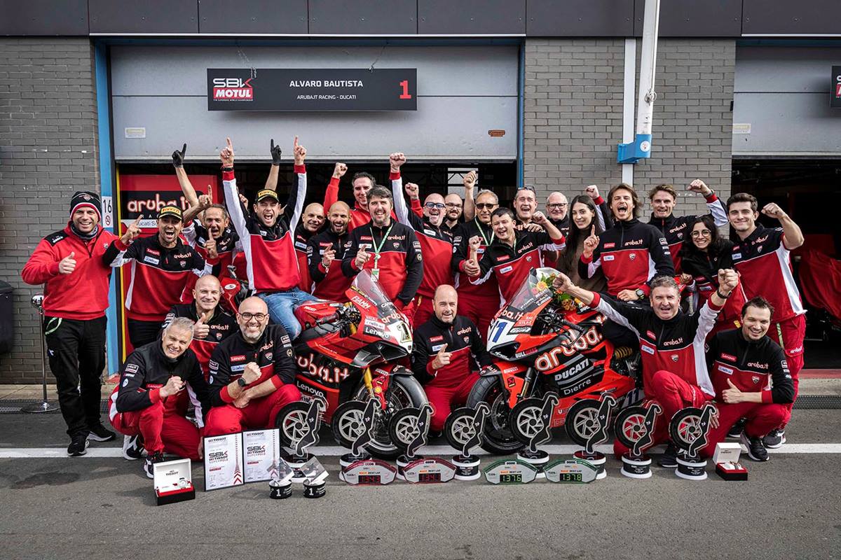 El hito que logró Ducati en el Mundial de Superbike