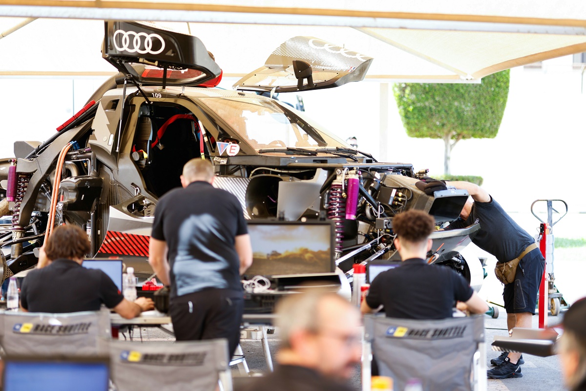 Audi Sport comenzó a preparar el rally Dakar 2024