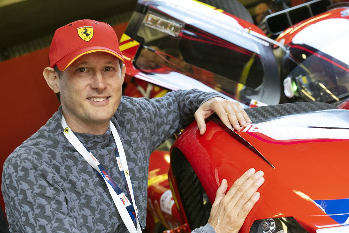 John Elkann Ferrari Le Mans 2023