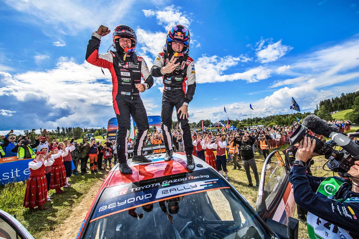 Kalle Rovanpera ganó el Rally de Estonia y se acerca al título