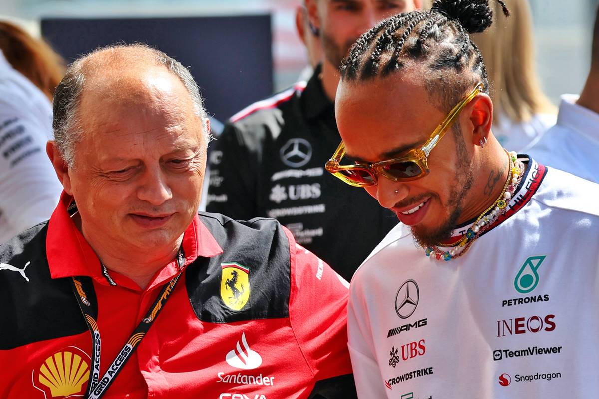 Fred Vasseur habla de su amistad con Lewis Hamilton y la situación de Ferrari