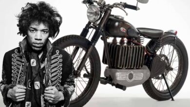 Electric Ladyland: La moto retro que le rinde tributo a Jimi Hendrix
