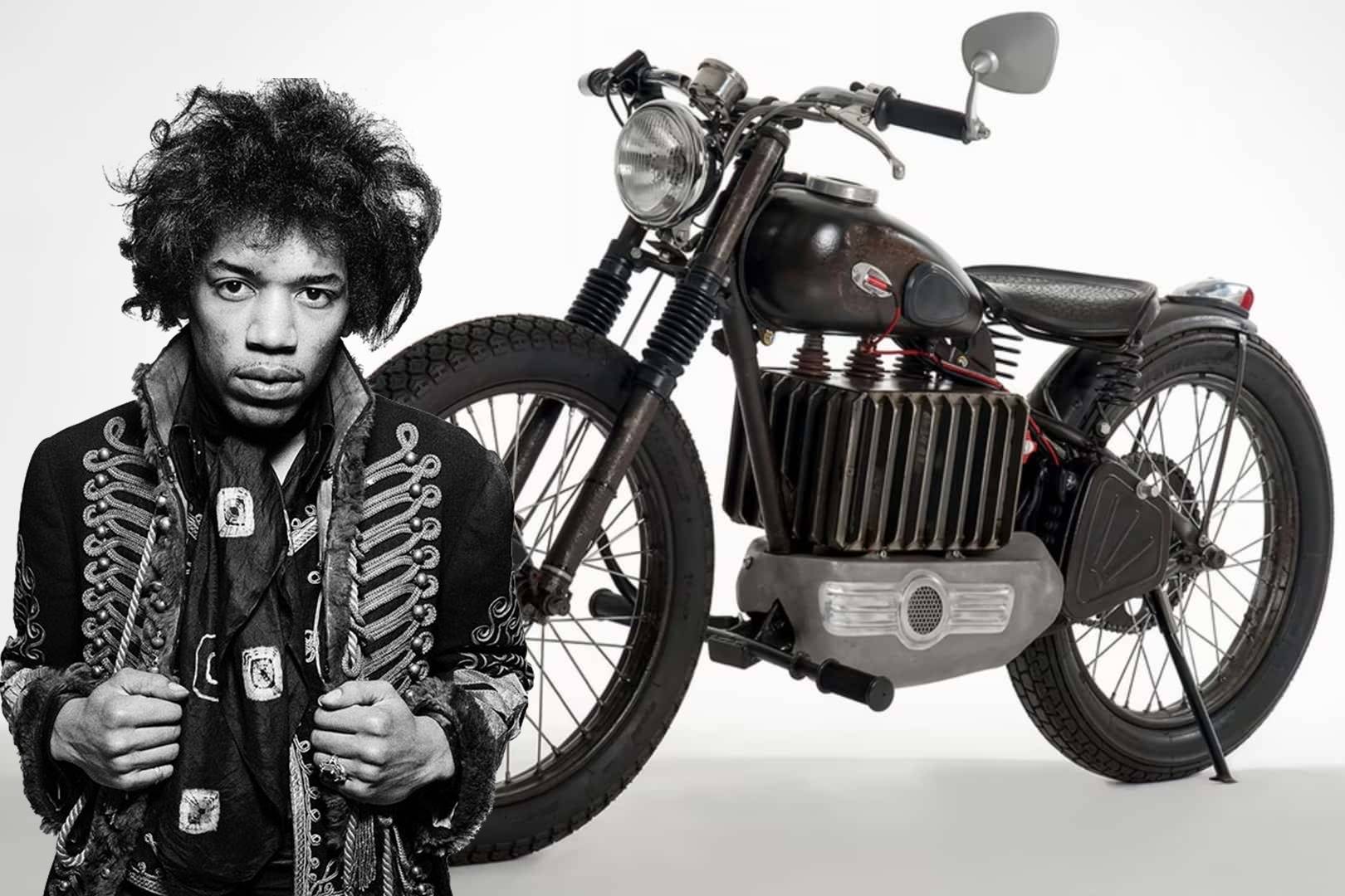 Electric Ladyland: La moto retro que le rinde tributo a Jimi Hendrix