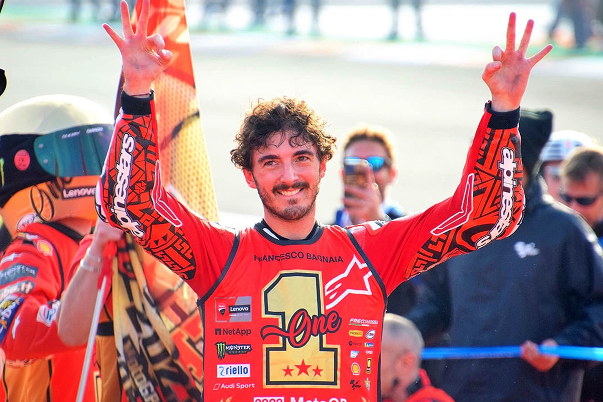 Francesco Bagnaia se corona bicampeón del MotoGP en Valencia 