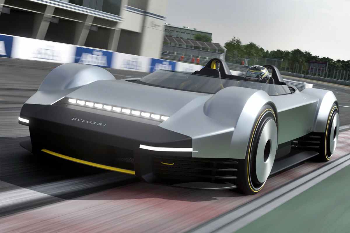 BVLGARI Aluminium Vision Gran Turismo: un deportivo virtual único