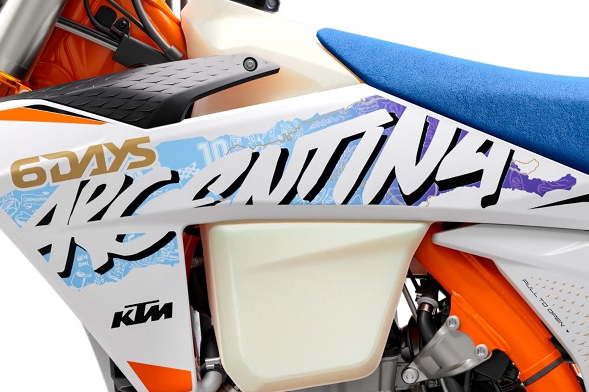 KTM 350 EXC-F Six Days inspirada en el espíritu argentino