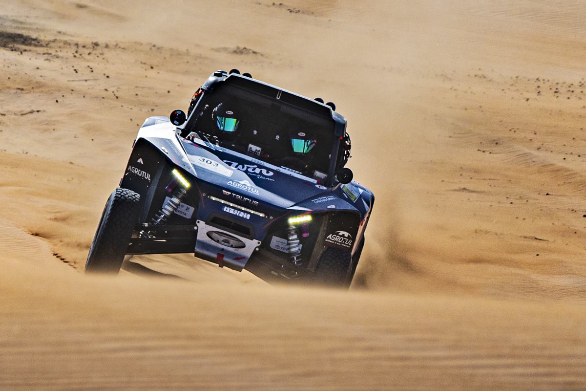 Nicolás Cavigliasso, protagonista del Jeddah Rally en la previa del