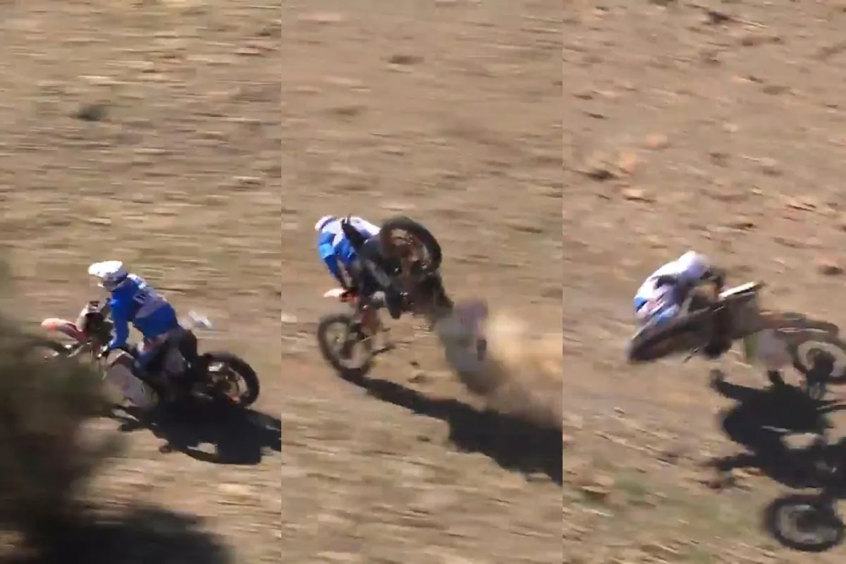 BAT Power Racing, la moto eléctrica que se partió en dos en pleno Rally Dakar