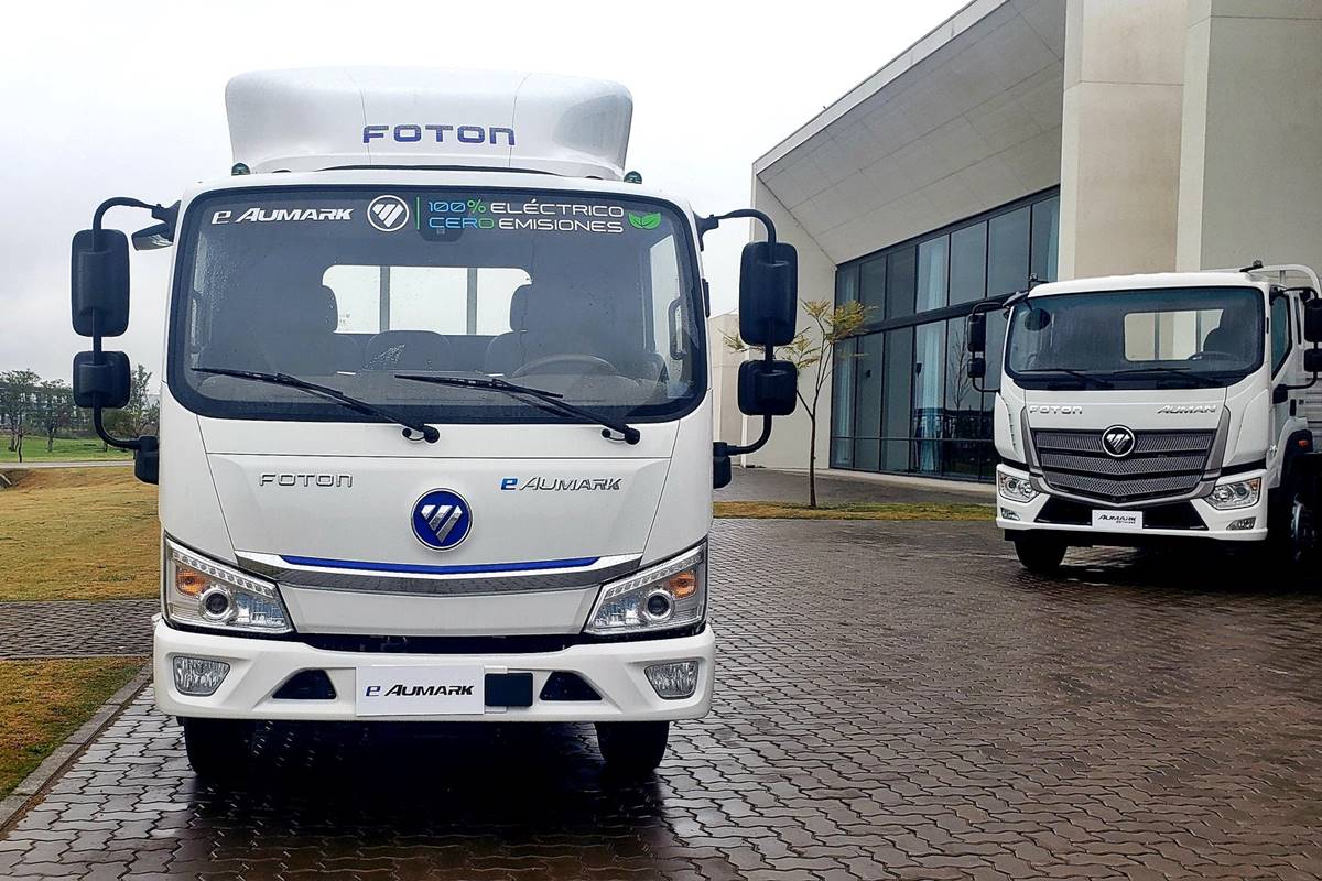 FOTON eAumark: Edenor prueba el primer camión eléctrico en Argentina 
