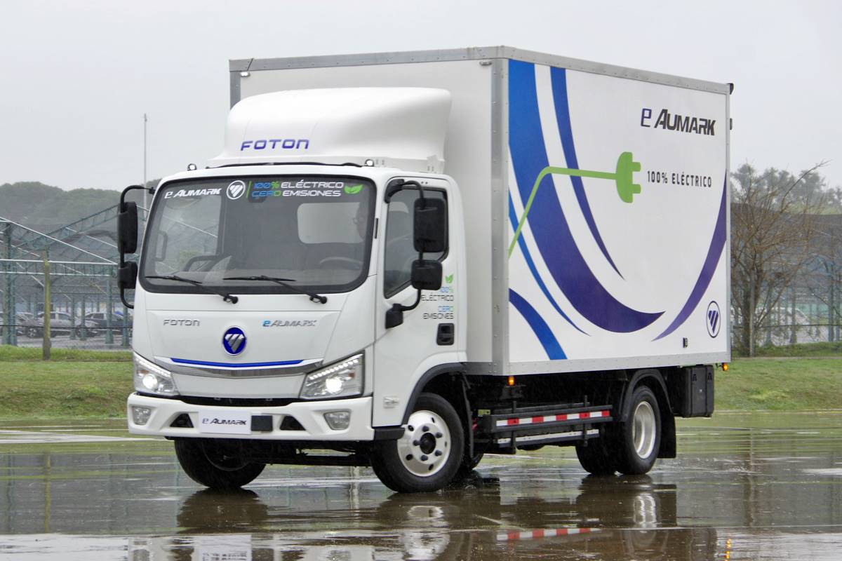 FOTON eAumark: Edenor prueba el primer camión eléctrico en Argentina