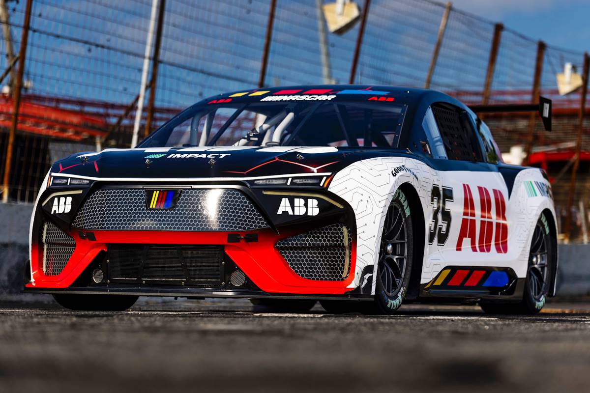 nascar electric car