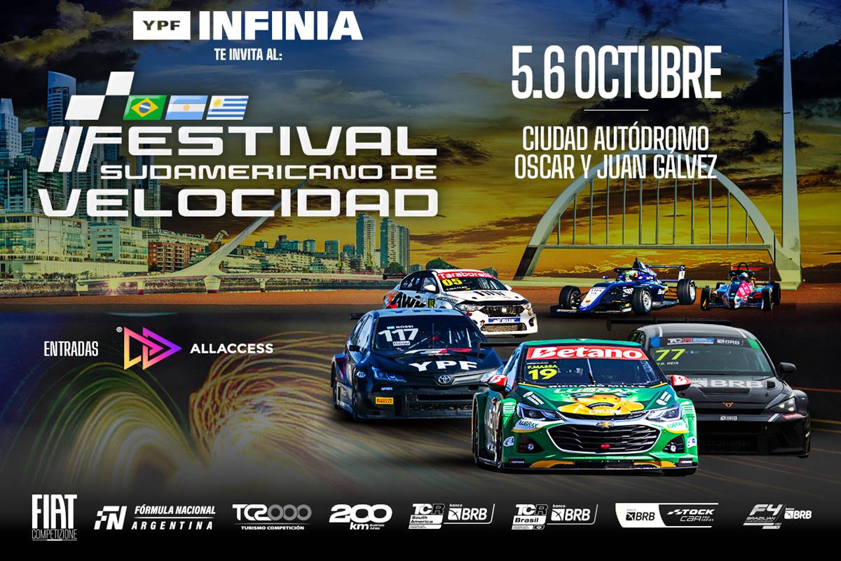 Festival Sudamericano de Velocidad horarios