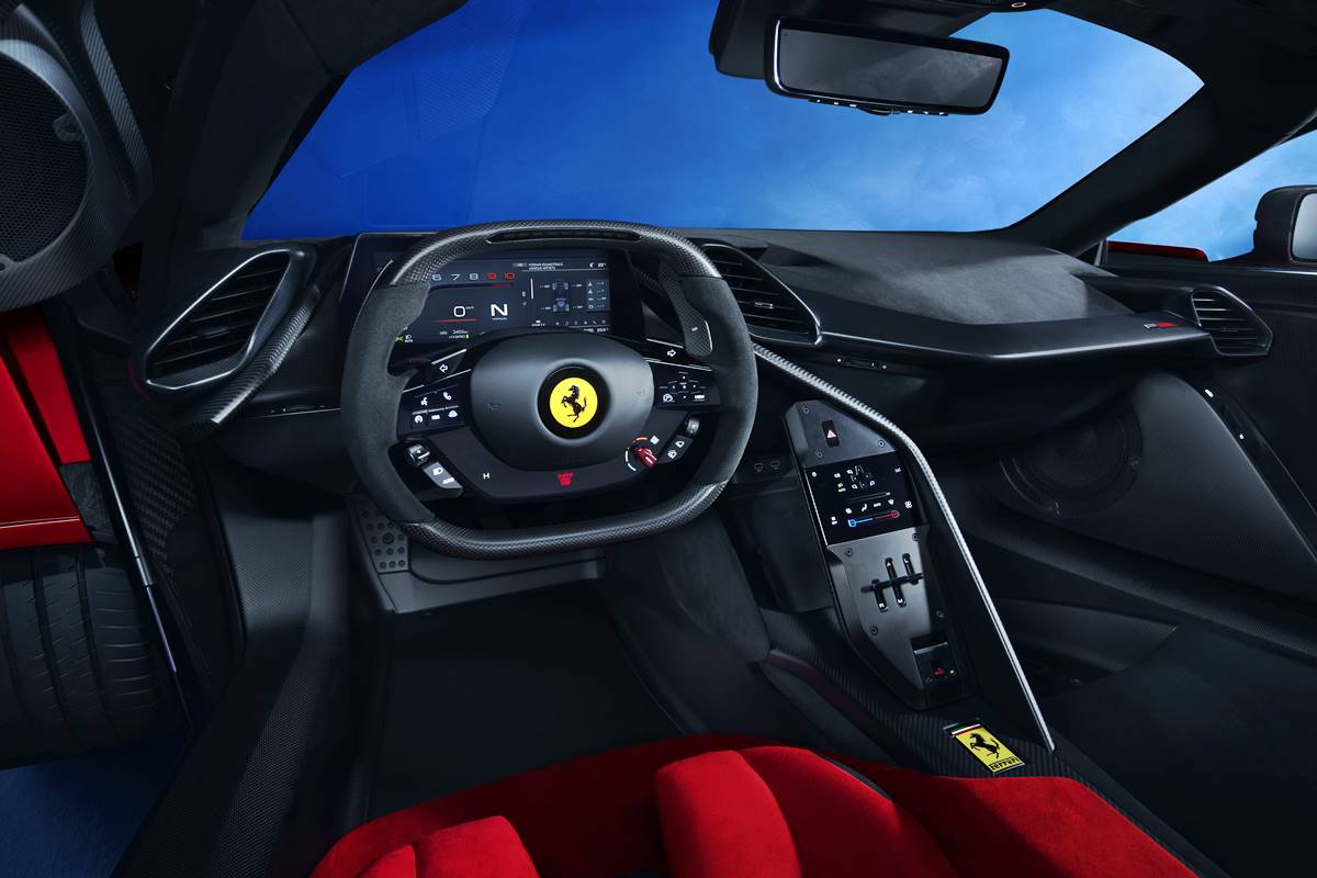 Ferrari F80 interior