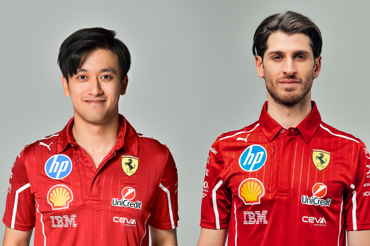 Zhou Guanyu y Antonio Giovinazzi