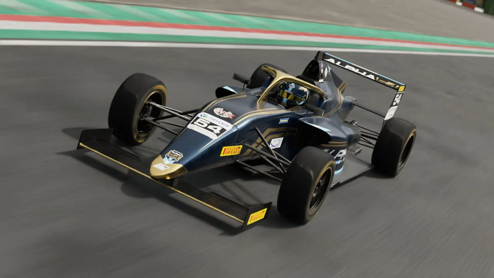 en qué categoría participa el Alpha 54 Racing