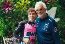 Franco Colapinto y Flavio Briatore en Miami
