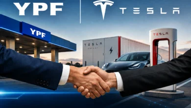 YPF alianza con tesla