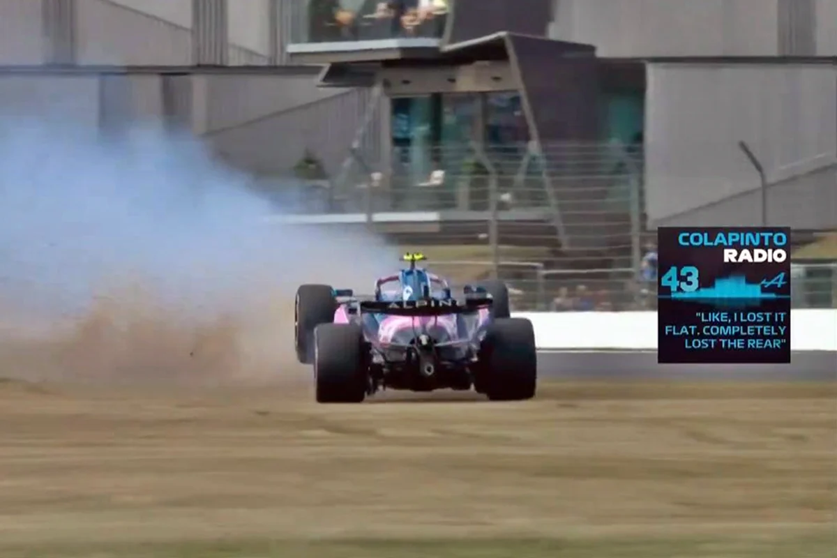 Franco Colapinto Silverstone accidente