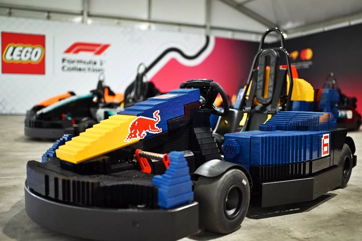 Lego car F1 silverstone