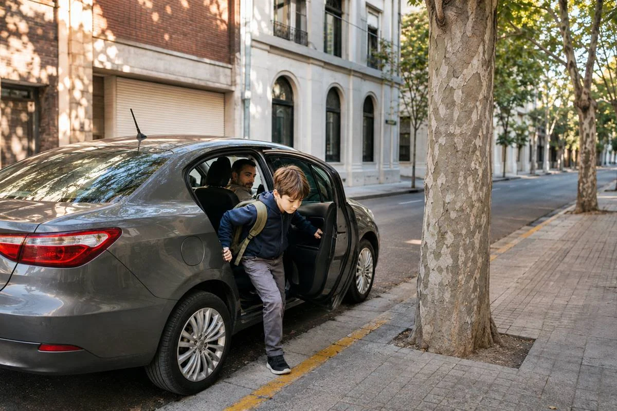 cómo llevar a los chicos al colegio de manera segura