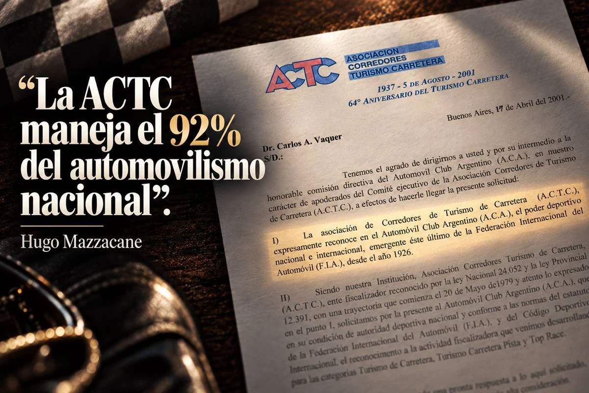 Carta ACA ACTC 2001