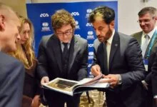 Javier Milei y Mohammed Ben Sulayem